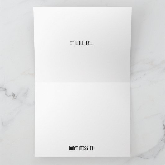 Wedding invitation card カード (内部)