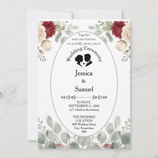 Wedding Invitation Card 招待状 (正面)