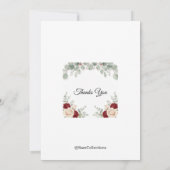 Wedding Invitation Card 招待状 (裏面)