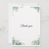 Wedding Invitation Card 2026 Simple Elegant Design 招待状 (裏面)