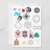 Wedding Invitation Card | Elegant Classic Script カード (裏面)