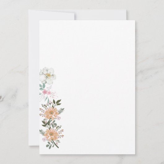 wedding invitation ,  card marriage invitation   招待状 (裏面)