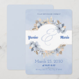 Wedding Invitation Card Save the Date セーブザデート