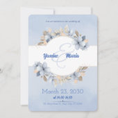 Wedding Invitation Card Save the Date セーブザデート (正面)