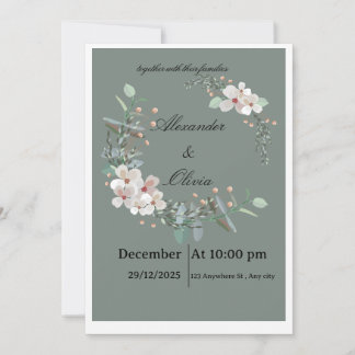wedding invitation cards  招待状