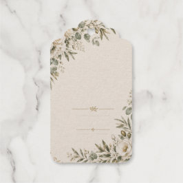 Wedding Invitation Elegant European Botanical ギフトタグ