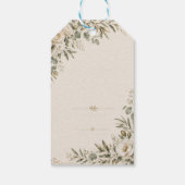 Wedding Invitation Elegant European Botanical ギフトタグ (裏面)
