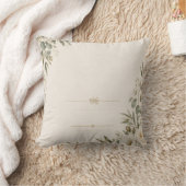 Wedding Invitation Elegant European Botanical クッション (ブランケット)