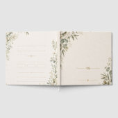Wedding Invitation Elegant European Botanical ゲストブック (全面)