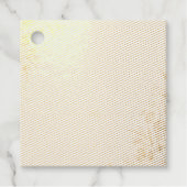 Wedding Invitation Elegant European Botanical フェイバータグ (正面)