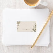 Wedding Invitation Elegant European Botanical ラベル (インサイチュ)