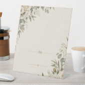 Wedding Invitation Elegant European Botanical 台座サイン (インサイチュ)