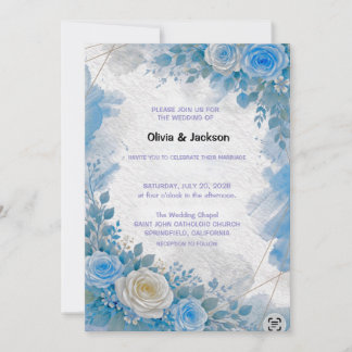 Wedding Invitation Floral 招待状