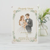 wedding invitation for cat lovers 招待状 (スタンド正面)