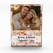 Wedding invitation keepsake photo block フォトブロック (正面)