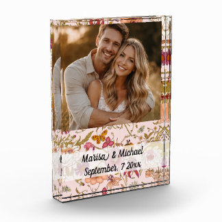 Wedding invitation keepsake photo block フォトブロック