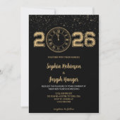 Wedding Invitation new year celebrations  招待状 (正面)