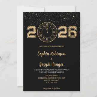 Wedding Invitation new year celebrations  招待状