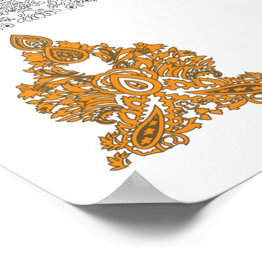 Wedding Invitation Poster | Elegant Classic Script ポスター (角)