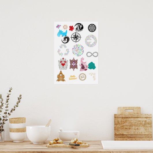 Wedding Invitation Poster | Elegant Classic Script ポスター (キッチン)