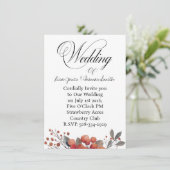 Wedding invitation simple 招待状 (スタンド正面)