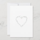 Wedding invitation simple 招待状 (裏面)