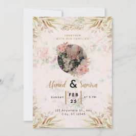Wedding Invitation Simple Elegant Script Design 招待状