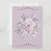 Wedding Invitation Template - Editable & printable 招待状 (裏面)