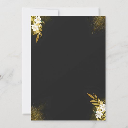 Wedding invitation : The best Invitation 招待状 (裏面)