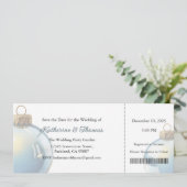Wedding Invitation, Wedding Stationary, Christmas 招待状 (スタンド正面)
