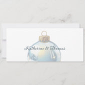 Wedding Invitation, Wedding Stationary, Christmas 招待状 (裏面)