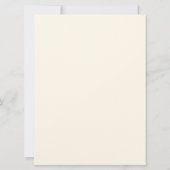  Wedding Invitation with Pastel Floral Design 招待状 (裏面)