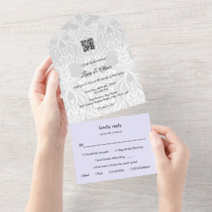 Wedding Invitation Yumeji-Inspired Design オールインワン招待状