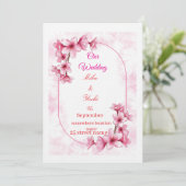 Wedding Invitations 招待状 (スタンド正面)