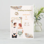 wedding invitations  招待状 (スタンド正面)