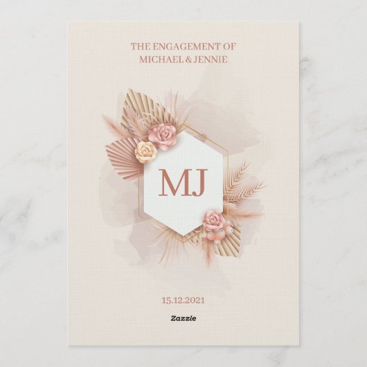 Wedding Invitations 招待状 (裏面)