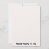 wedding invitations 招待状 (裏面)