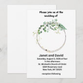 Wedding Invitations 招待状 (正面/裏面)