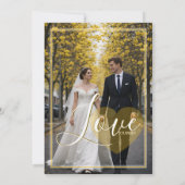 Wedding Invitations Elegant Classic Spring Theme 招待状 (裏面)