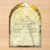 Wedding Invitations Minimalist Acrylic Invitation アクリル招待状 (正面)