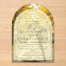 Wedding Invitations Minimalist Acrylic Invitation アクリル招待状