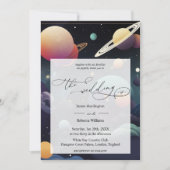 Wedding inviteデザインof Galactic Dreams 招待状 (正面)
