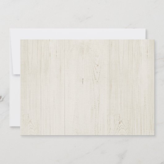 Wedding Invite スペインの All in One- RSVPレジストリ 招待状 (裏面)