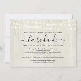 Wedding Invite スペインの All in One- RSVPレジストリ 招待状