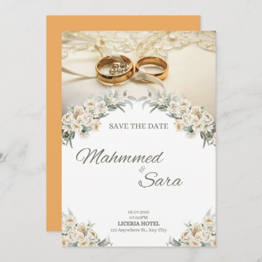 Wedding Invtation (正面/裏面)