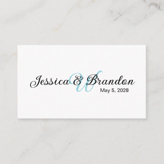 Wedding Label 016 エンクロージャーカード (正面)