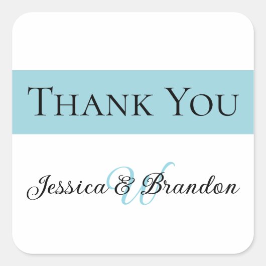 Wedding Label 016 スクエアシール (正面)