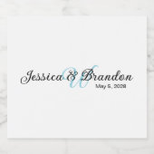 Wedding Label 016 スパークリングワインラベル (シングルラベル)