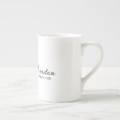 Wedding Label 016 ボーンチャイナマグカップ (右)