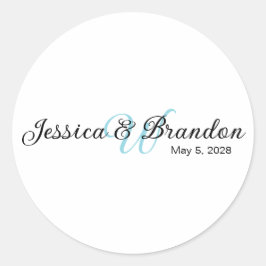 Wedding Label 016 ラウンドシール